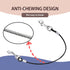 Dog Tether for Car, Pet Dog Car Seat Belt Restraint, Chew Proof Safety Tether Cable with Double Hook (39 Inch)
