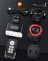 1200 Set ONVIAN Smart Bike Tail Light Alarm and Rechargeable Lumen Bike Headlight for Night Riding, Antitheft Bike Horn