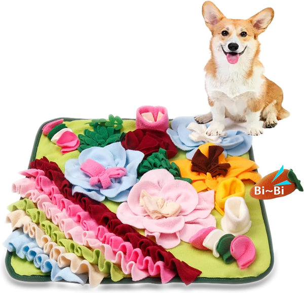 Snuffle Mat for Dogs, Pet Slow Feeding Mat, Interactive Puzzle Toys for Small, Medium, Large Dogs, Encourages Foraging