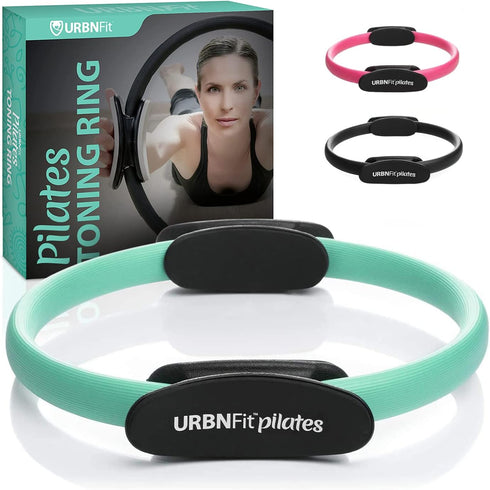URBNFit Pilates Ring - 12" Magic Circle with Dual Grip, Foam Pads for Toning & Fitness Exercise