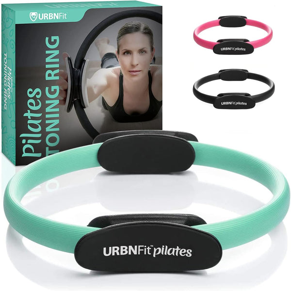 URBNFit Pilates Ring - 12" Magic Circle with Dual Grip, Foam Pads for Toning & Fitness Exercise