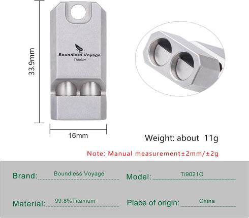 iBasingo 1 Pack Titanium Emergency Whistle Survival Safety Gear Camping Signal Whistles with Lanyard Loud for Outdoor Hiking Coaches Training Sports Keychain Whistle Signaling Tool Ti9021O