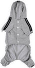 Cute Dog Hoodie Sweater Tracksuit Coat, Winter Pajamas for Small Medium Big Dogs, Grey (3X-Large)