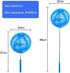 Generic Swimming Skimmer Swimming Pool Fishing Net, Pool Net with Stainless Steel Telescopic Pole, for Cleaning Above