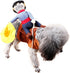 Dog Costume Pet Puppy Suit Cowboy Rider Style Carrying Costume for Halloween Christmas Party Photograph-Large