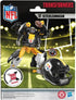 5.5-Inch 8+ Transformers NFL Pittsburgh Steelers Steelsmash Action Figure Changes from Robot to Helmet, Football Toys