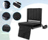 Generic Deluxe Stadium Seat Cushion with Back Support, Black, Portable Folding Chair, Storage Pocket, Padded Bleacher