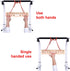 DLOULP Finger Strengthening Board Compacts Wood Climbing Board Portables Fingerboard for Progressive Workouts Outdoor