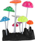 ShanQuilyx Glowing Silicone Aquarium Coral Decorations, Luminous Fish Tank Ornaments, Marine Plant Decor, Non Material