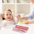 Reusable Travel Utensils Set with Case, 5 Sets Wheat Straw Portable Cutlery for Kids and Adults
