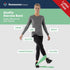 Sammons Preston Non-Latex Exercise Band, 5 Pack, Improve Strength, Dexterity, Flexibility, Set of 5 Resistance Levels
