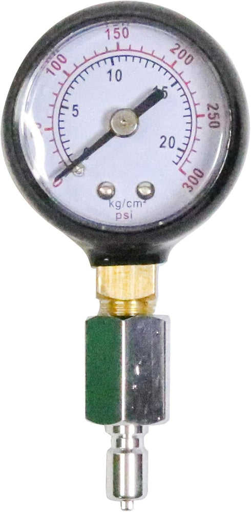 Scuba Choice Regulator Intermediate Pressure Checker Gauge, 1.5 Inch, 300 PSI, Compact & Easy-to-Use
