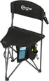 PORTAL Extra Large Quick Folding Tripod Stool with Backrest for Fishing Camping