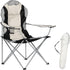 Homgrace Camping Chair, Full Back Chair for Outdoor, Simple Folding Chair with Cup