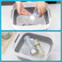 PandaEar Collapsible Baby Bottles Wash Basin, Foldable Wash Tub with Drain Plug for Infant Essentials, Bottles, Breast