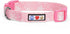 Pawtitas Soft Adjustable Puppy Collar, Personalized Customizable Dog Collar with Embroidered Name, Medium Pink