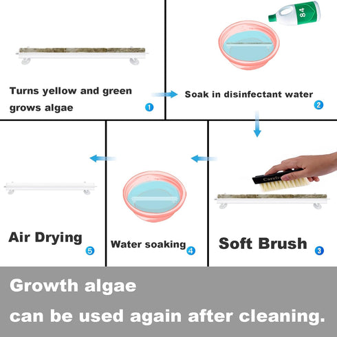 Carefree Fish Aquarium 6/12 Inch Nano Materials Air Stone Strip, Fish Tank Bubble Stone for Saltwater and Fresh Water