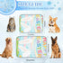 imiBBWQu Summer 27" 22" Cooling Pad Cute Easter Bunny Ears Dog Mat Color Changing Washable Dog Cooling Pad for Outside