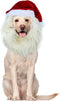 Funny Pet Reindeer Moose Costumes for Dog, Cute Furry Pet Wig for Halloween Christmas, Pet Clothing Accessories (Santa