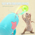 1 1 4 Cat Fetch Toy, Interactive Flying Cat Toy with Light Up Spinning Tops, LED Propellers and Flying