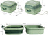 Collapsible Dog Water Bowl, Portable 2-in-1 Pet Food and Water Feeder for Traveling, Camping, Hiking
