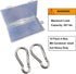 Olivia & Oliver Stainless Steel Carabiner, Heavy Duty Spring Snap Hook Clip for Fitness, Boating, Camping, Hiking