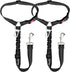 Lukovee Dog Car Seat Belt, 2 Pack Headrest Restraint Seatbelt, Adjustable Pet
