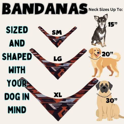 Dog Bandana, Men/Women Fitness Matching Headband Set, Cooling Dog Bandana, Pet Scarf for Dogs, pet and Adult (Red, X-Large)