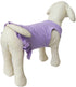 Pet Clothes Small Dog Blank Color Sport Dress T-Shirts Tanks for Female Dogs, 100% Cotton (XS, Violet)