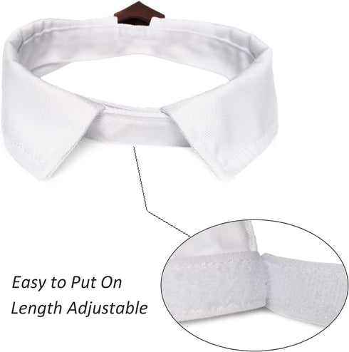 KOOLMOX Formal Dog Necktie and Suit, Adjustable Closure Tape for Medium, Large Male Dogs, Wedding Attire (Black)