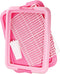 Indoor Dog Potty Plastic Pet Toilet Slide Design Pink for Convenient Home