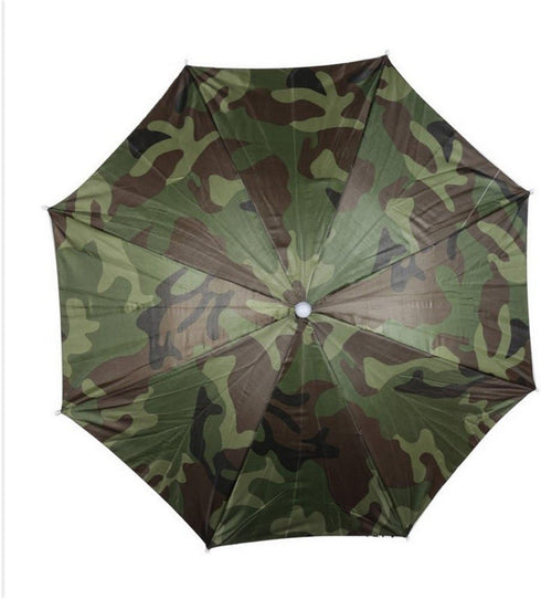 UH26 Umbrella Hat, Colorful Folding Headwear 26”, Elastic Headband for Sun Rain, Perfect for Kids