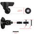 OwnMy 45mm x 18mm Luggage Wheels Replacement Set of 4, Mute Suitcase Replacement Wheels with Black Screws, Axles,