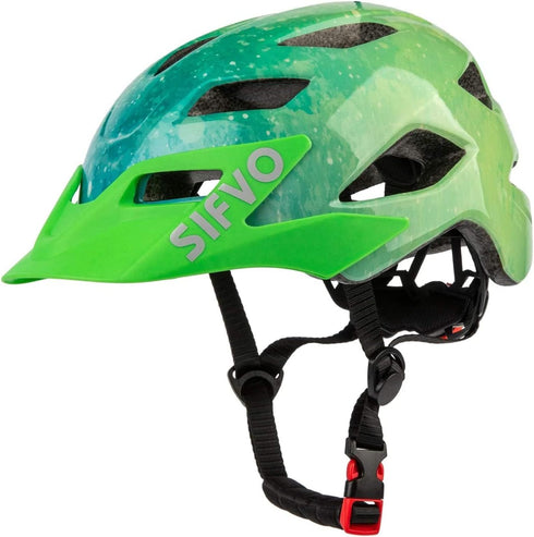 SIFVO Kids Helmet, Adjustable Lightweight Bike Helmet for Boys and Girls 5-14, Cool Visor, Youth Bike Helmet 50-57cm