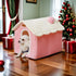 Labauxite Dog House Indoor Memory Sponge, Foldable Dog House Kennel Bed Mat with Cushion for Small Medium Large Dogs
