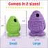 Brightkins Tough & Tumble Treat Dispenser - Small Gnome Interactive Dog Puzzle Toys for All Breeds