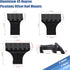 LONSEL 45 Offset 3 4 5 45 Offset Picatinny Rail Mount, Slots Degree Picatinny Rail Mounts Aluminum Low Profile Adapter
