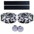 KINGOU Black & White Camouflage EVA Road Bike Handlebar Tape, 2PCS Per Set