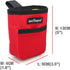 leconpet Portable Dog Treat Pouch, Red Snack Storage Holder for Training and Walking