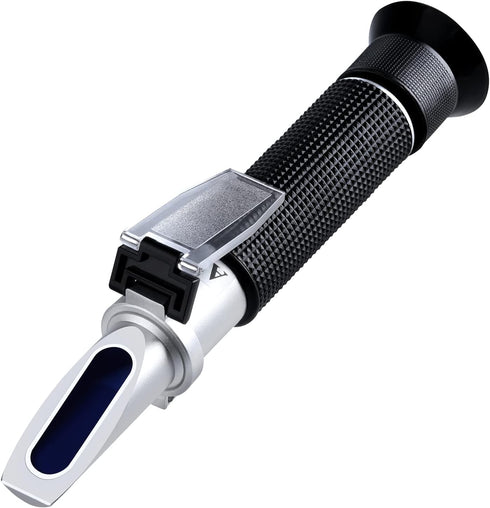 LEERCHUANG Water Salinity Refractometer, Dual Scales Hydrometer for Aquarium, Marine Fish-Keeping, Pool Tank