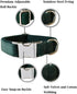 Adjustable Dog Collar with Bow Tie, Velvet Pet Collar for Small Medium Large Dogs and Cats, Neck 10.6-16.1 Inches