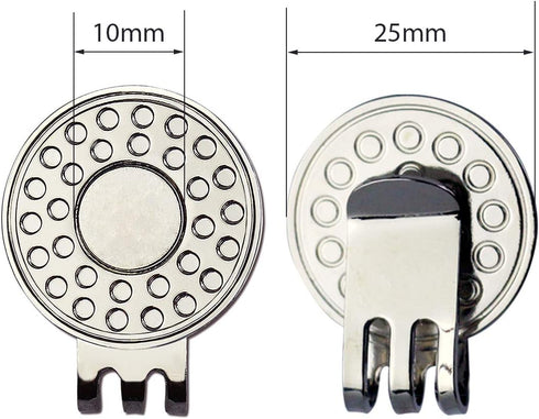 Golf Ball Markers with Hat Clips Value Sets for Men Women, Removable Attaches Easily to Golf Cap, Premium Gifts