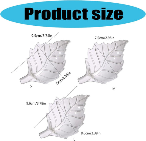 NIHUIFA Acrylic Shape Feeding Bowl for Aquariums Shrimp Crabs Fish Tanks Clear Small Feeder Tray Dish Aquascapes