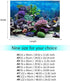 Aquarium Background Poster,Fish Decorations Pictures 3D Effect PVC Adhesive Poster Underwater Coral Reef Decor Paper Cling Decals Sticker(76x30cm)