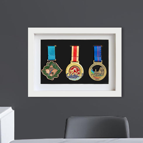 Medal Cassette - Race Bib and Medal Display | Wall Mounted Medal