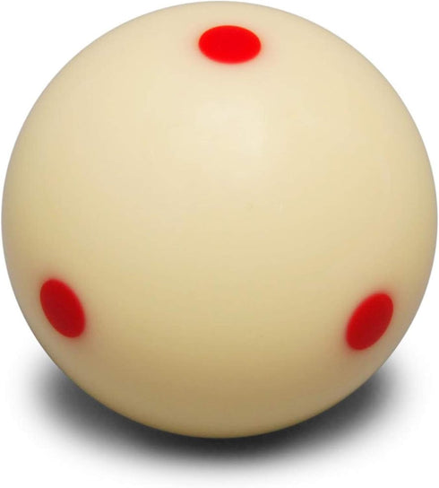 Billiard City SuperAramith Pro-Cup Pool Cue Ball 2 1/4" 6 Red Dots w/o Blister