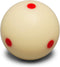 Billiard City SuperAramith Pro-Cup Pool Cue Ball 2 1/4" 6 Red Dots w/o Blister