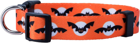 Native Pup Halloween Dog Collar, Spooky Fall Themed Horror Costume Collars for Small, Medium, Large Breeds (Medium,