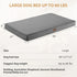BFPETHOME Outdoor Dog Beds for Large Dogs - Waterproof Orthopedic Dog Bed with Removable Washable Cover, Egg Crate Foam