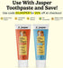 360, 2 Jasper Macrobrush Dog Toothbrush for Medium to Large Dogs, Soft-Bristled Dog Tooth Brushing Kit - Premium